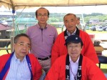 浜谷町長、木村議長と記念のショット