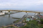 館花公園展望台より見る八戸大橋